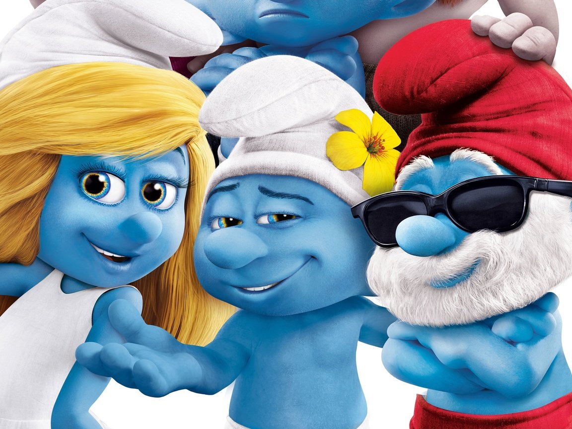 Обои семья, гномы, персонажи, смурфики, смурфики 2, smurfs 2, family, dwarves, characters, the smurfs, the smurfs 2 разрешение 3500x2500 Загрузить