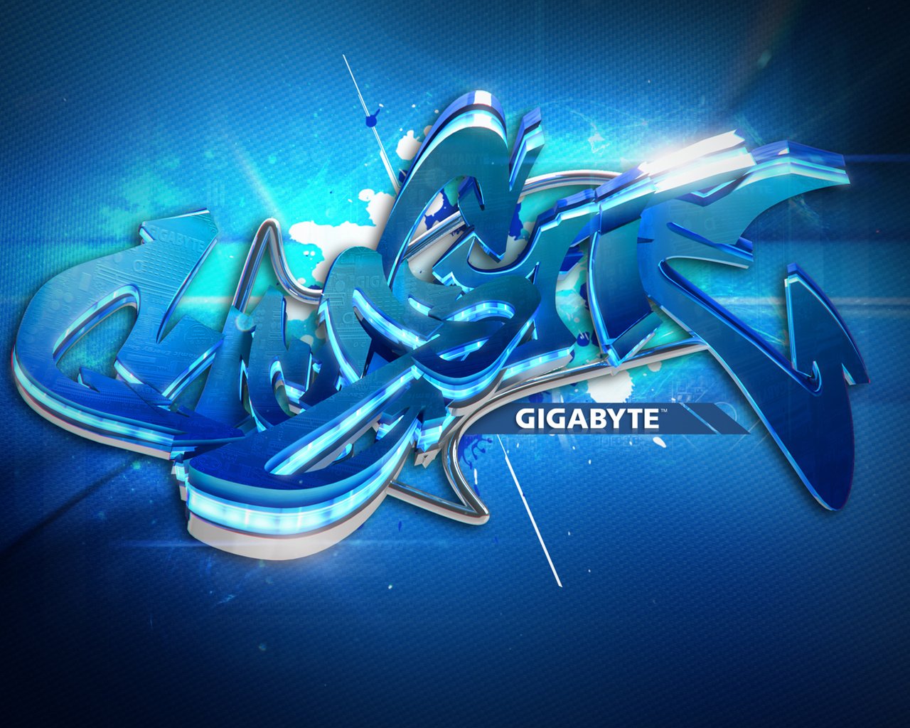 Обои стиль, графитти, gigabyte, style, graffiti разрешение 1920x1080 Загрузить