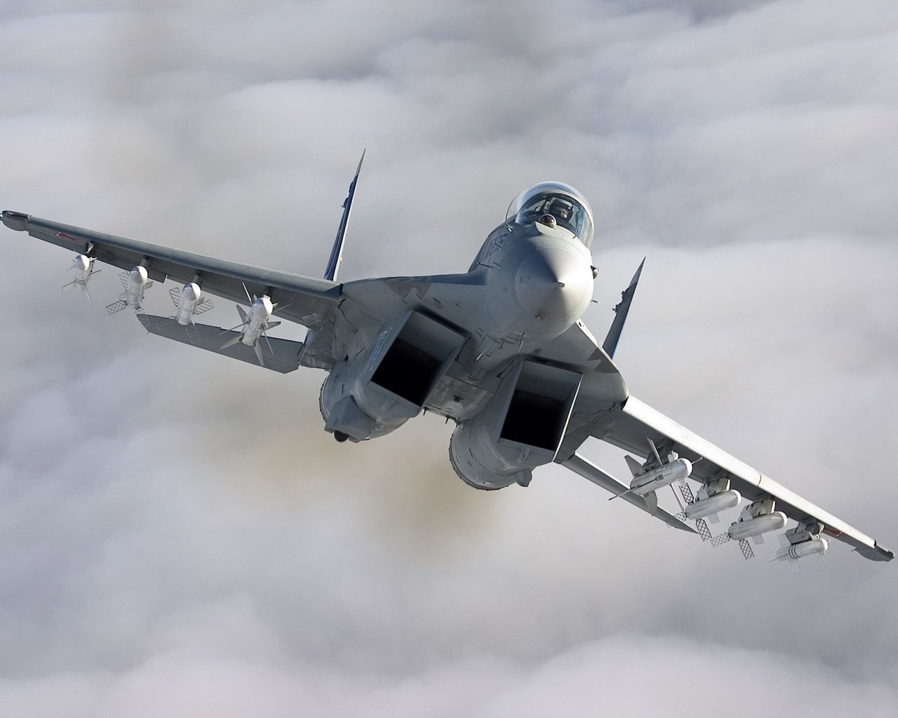 Обои самолет, истребитель, миг-35, the plane, fighter, the mig-35 разрешение 2560x1600 Загрузить