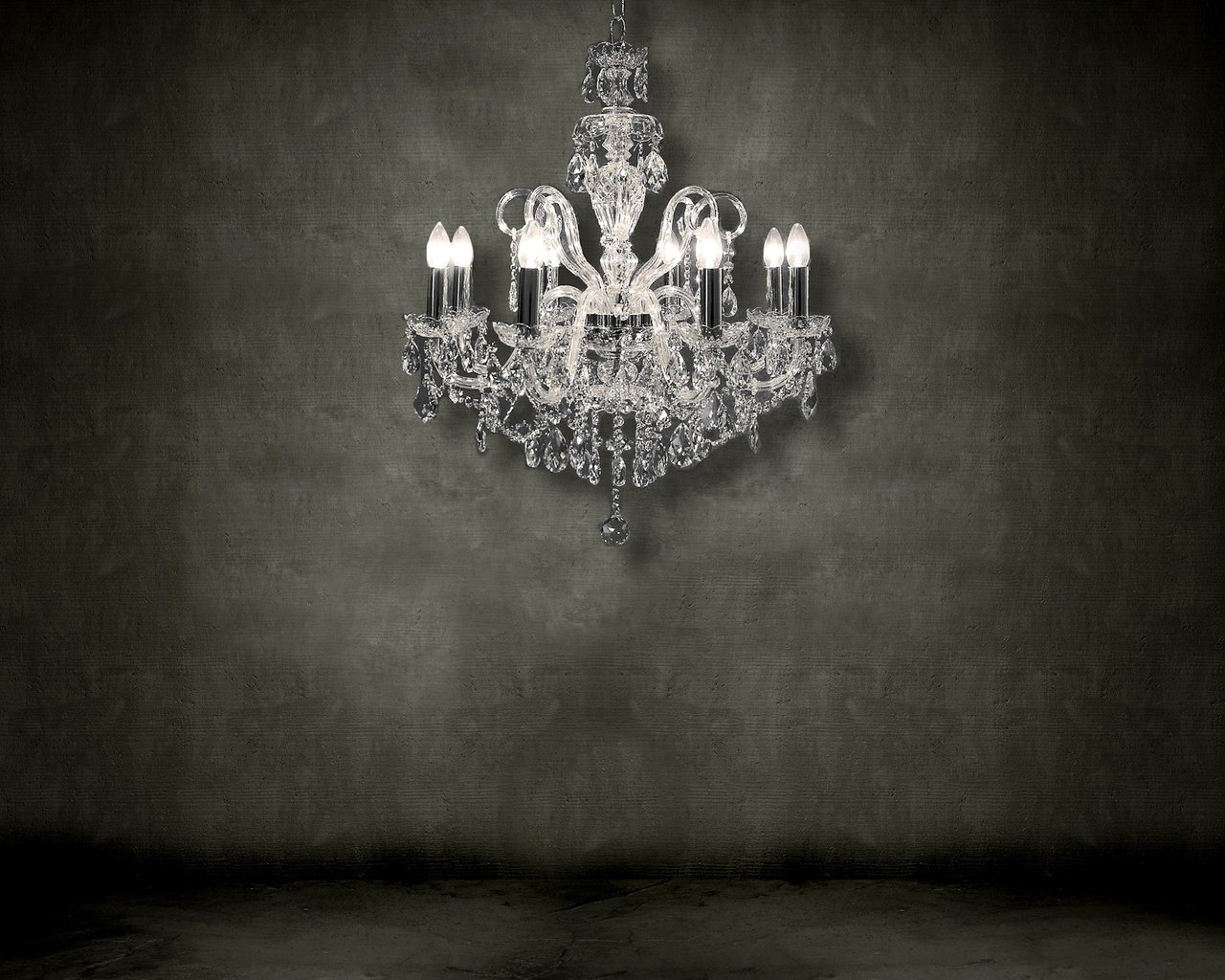 Обои стена, люстра, хрусталь, wall, chandelier, crystal разрешение 1920x1440 Загрузить