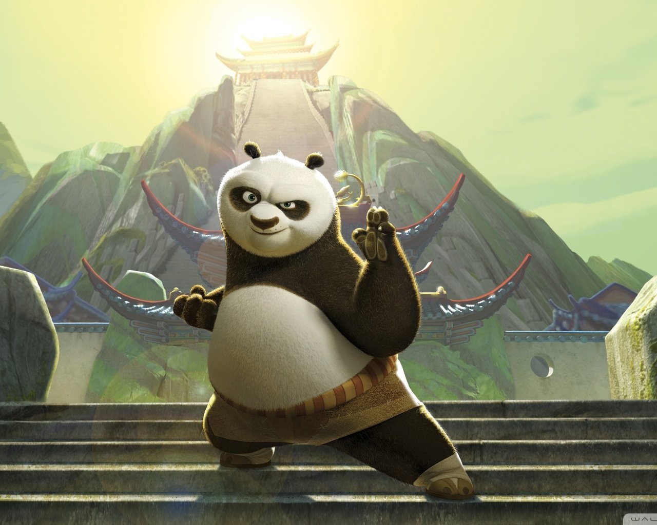 Обои панда, кун-фу панда, panda, kung fu panda разрешение 1920x1080 Загрузить