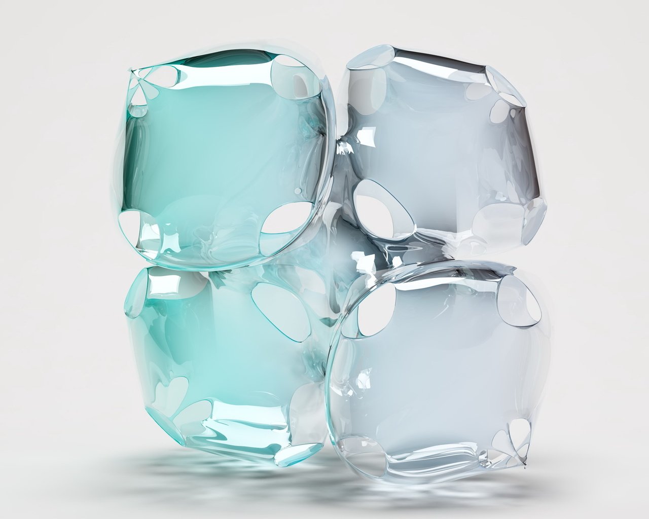 Обои лёд, кубики, cubos de hielo 3d разное, ice, cubes, cubos de hielo 3d different разрешение 2560x1600 Загрузить