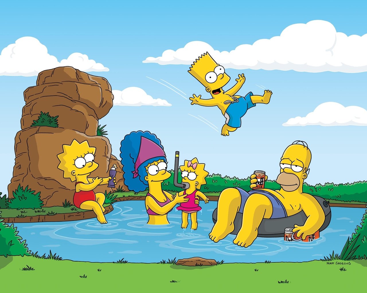 Обои симпсоны, the simpsons разрешение 3672x2866 Загрузить