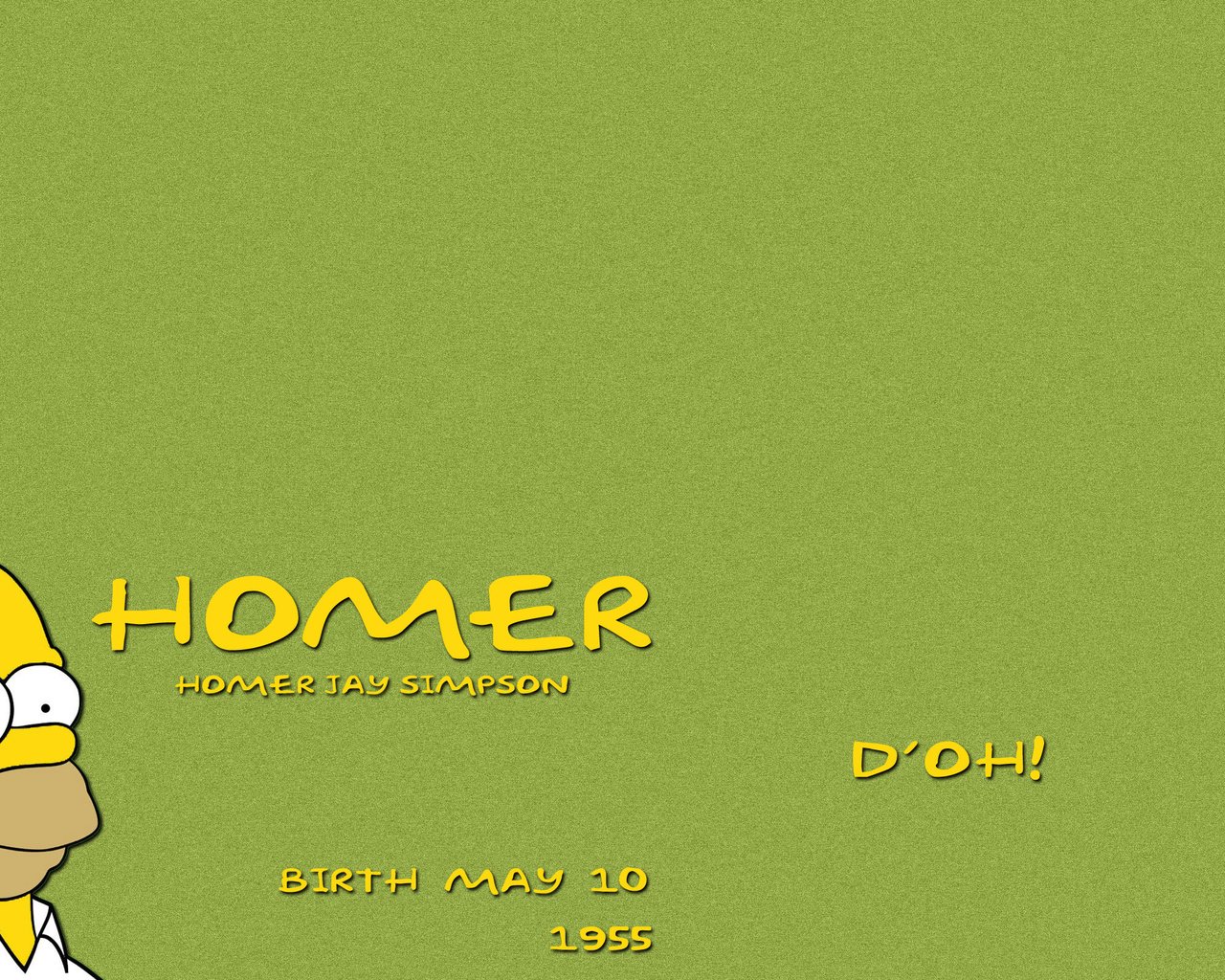 Обои гомер, gsimpsons, stupid, рождение, homer, birth разрешение 2560x1600 Загрузить