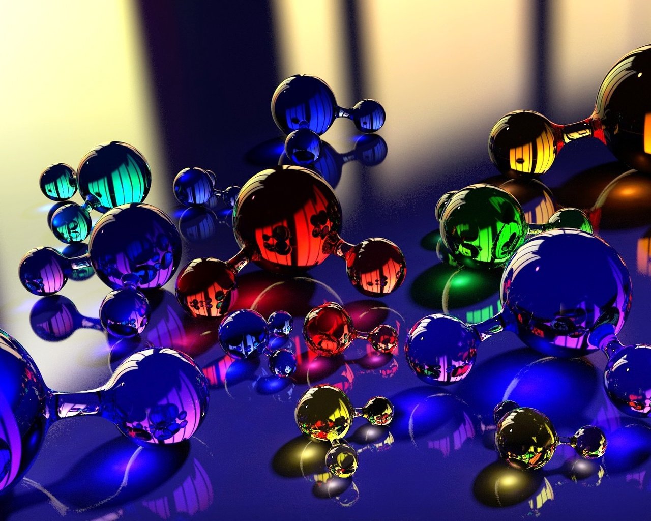 Обои шары, отражение, цвет, стекло, молекула, массажер, balls, reflection, color, glass, molecule, massager разрешение 1920x1080 Загрузить