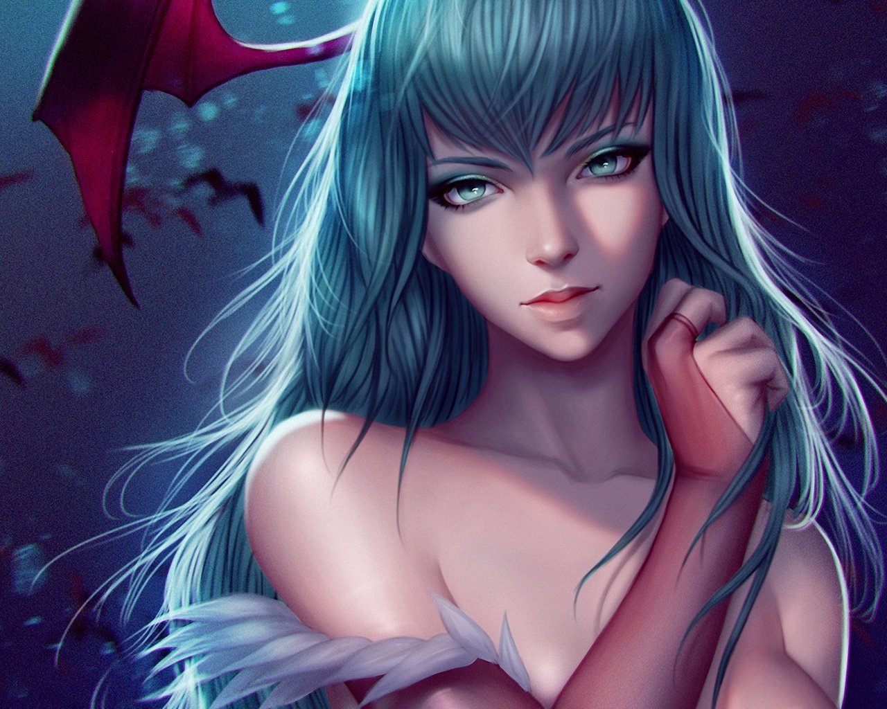 Обои арт, рука, девушка, фэнтези, лицо, морриган, darkstalkers, art, hand, girl, fantasy, face, morrigan разрешение 1920x1328 Загрузить