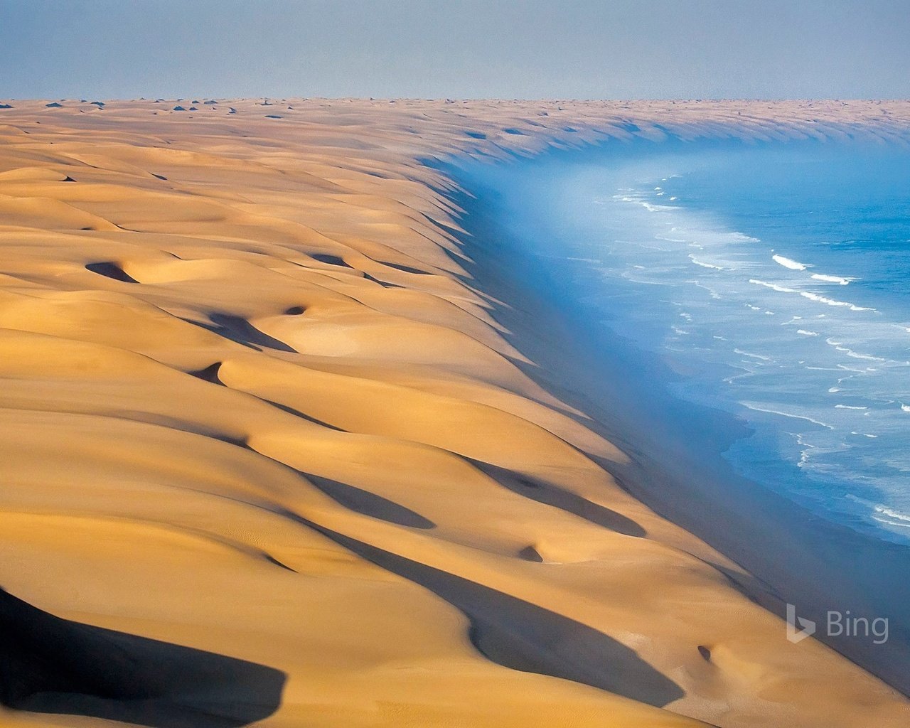 Обои пейзаж, море, песок, пустыня, bing, landscape, sea, sand, desert разрешение 1920x1200 Загрузить