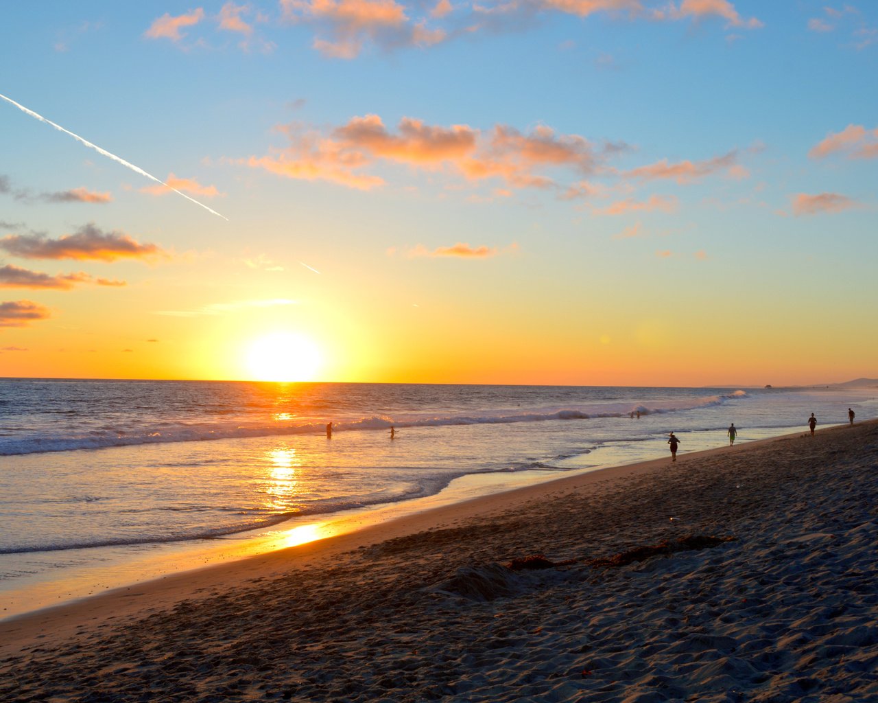 Обои закат, море, пляж, 3, sunset, sea, beach разрешение 6016x4000 Загрузить