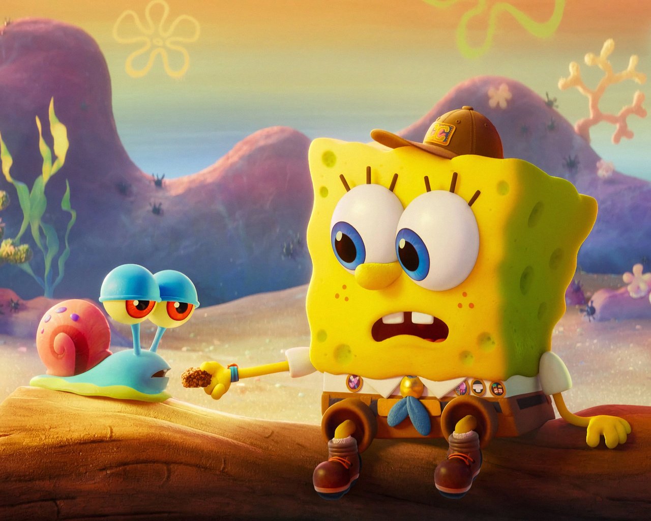 Обои губка боб, губка боб-квадратные штаны́, gary, spongebob, spongebob squarepants разрешение 3840x2160 Загрузить