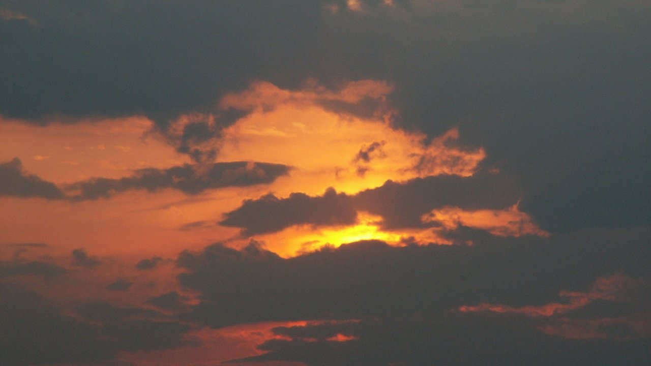 Обои облака, закат, clouds, sunset разрешение 1920x1080 Загрузить