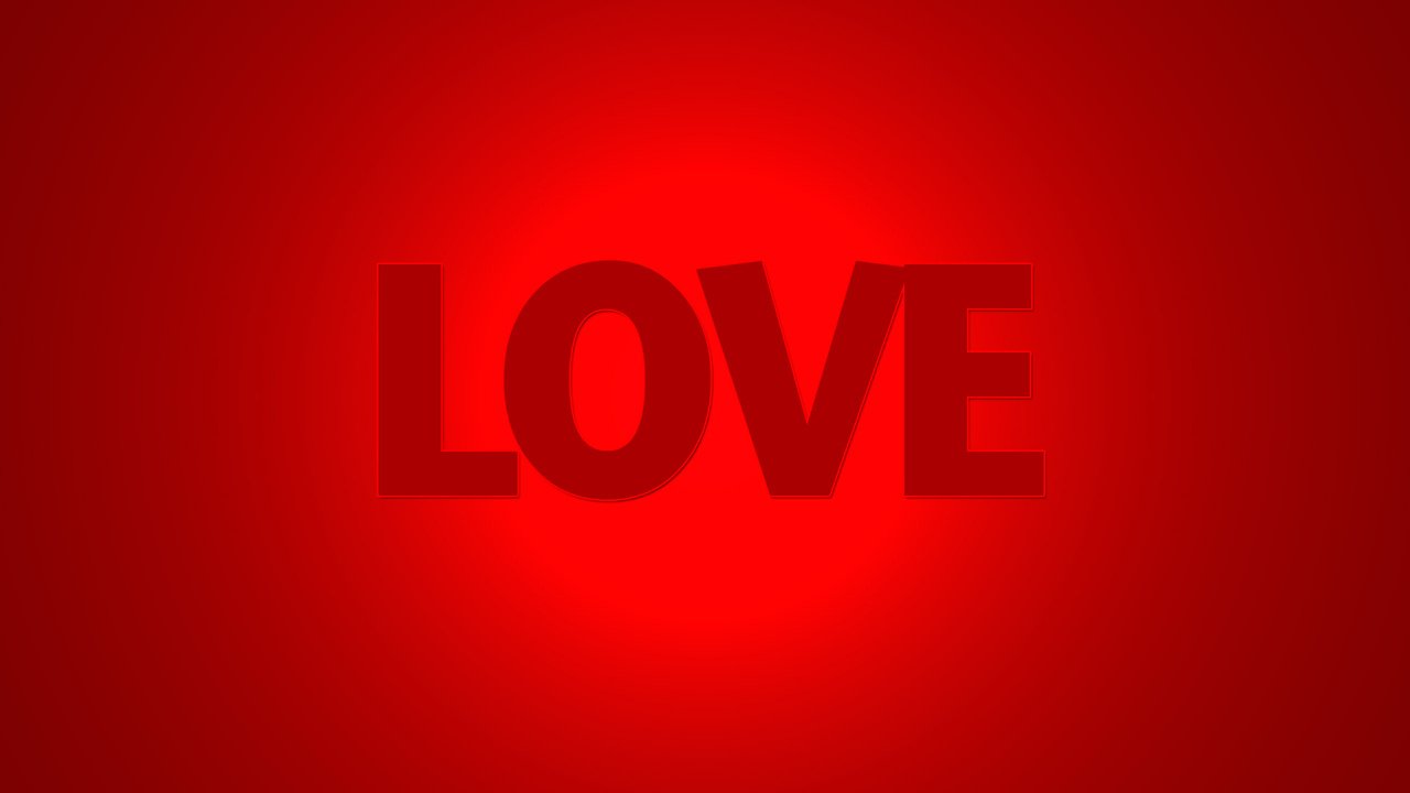 Обои красный, любовь, слово, red, love, the word разрешение 2560x1600 Загрузить