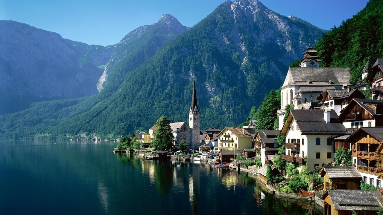 Обои река, австрия, халлстат, river, austria, hallstat разрешение 1920x1200 Загрузить