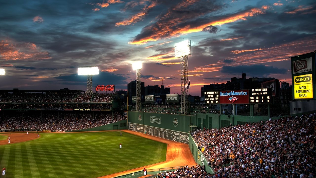 Обои облака, парк, люди, бостон, fenway, beysball, бейсбол, clouds, park, people, boston, baseball разрешение 4033x2825 Загрузить