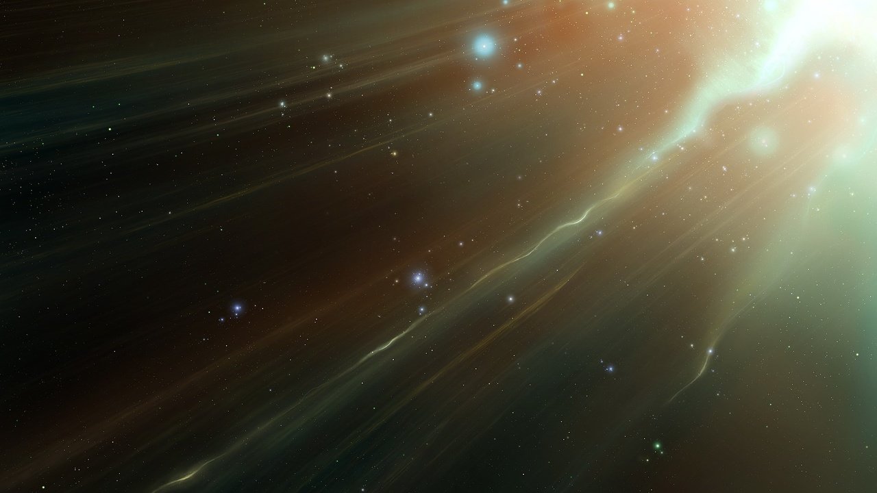 Обои свет, линии, звезды, поток, пятна, точки, light, line, stars, stream, spot, point разрешение 1920x1200 Загрузить