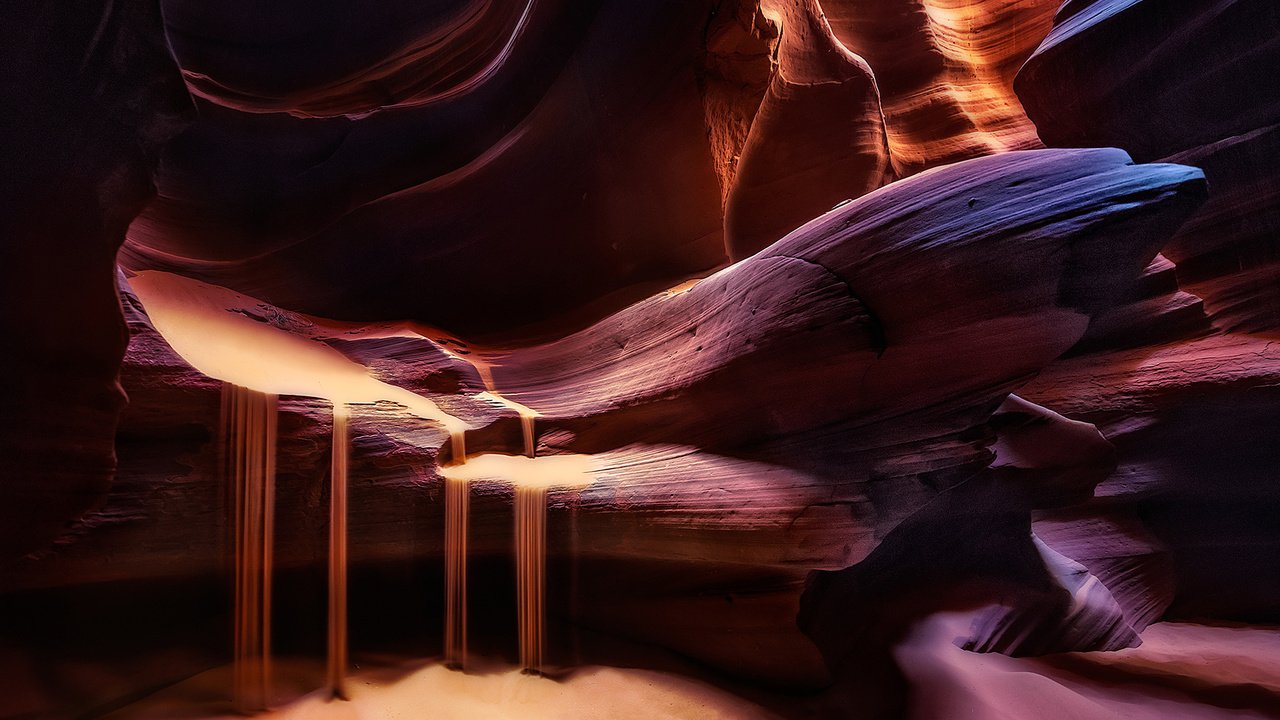 Обои свет, скалы, каньон антилопы, light, rocks, antelope canyon разрешение 1920x1200 Загрузить