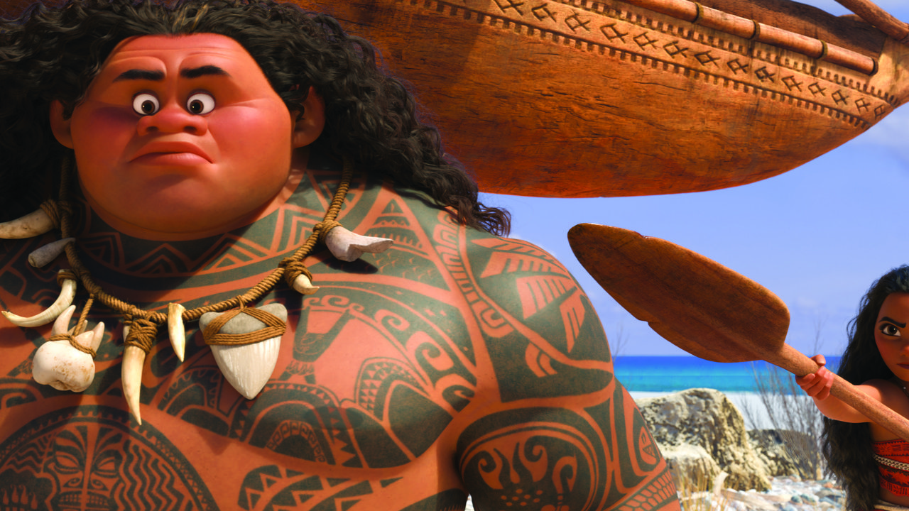 Обои дисней, моана, мауи, disney, moana, maui разрешение 3840x1608 Загрузить