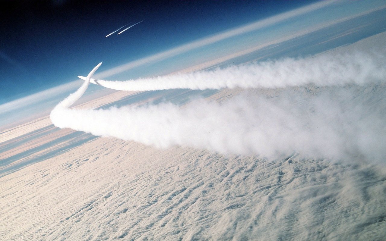 Обои небо, two soviet mig-29, британская колумбия, the sky, british columbia разрешение 1920x1200 Загрузить