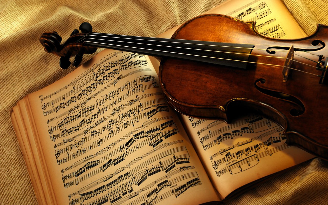 Обои ноты, скрипка, книга, notes, violin, book разрешение 3872x2592 Загрузить