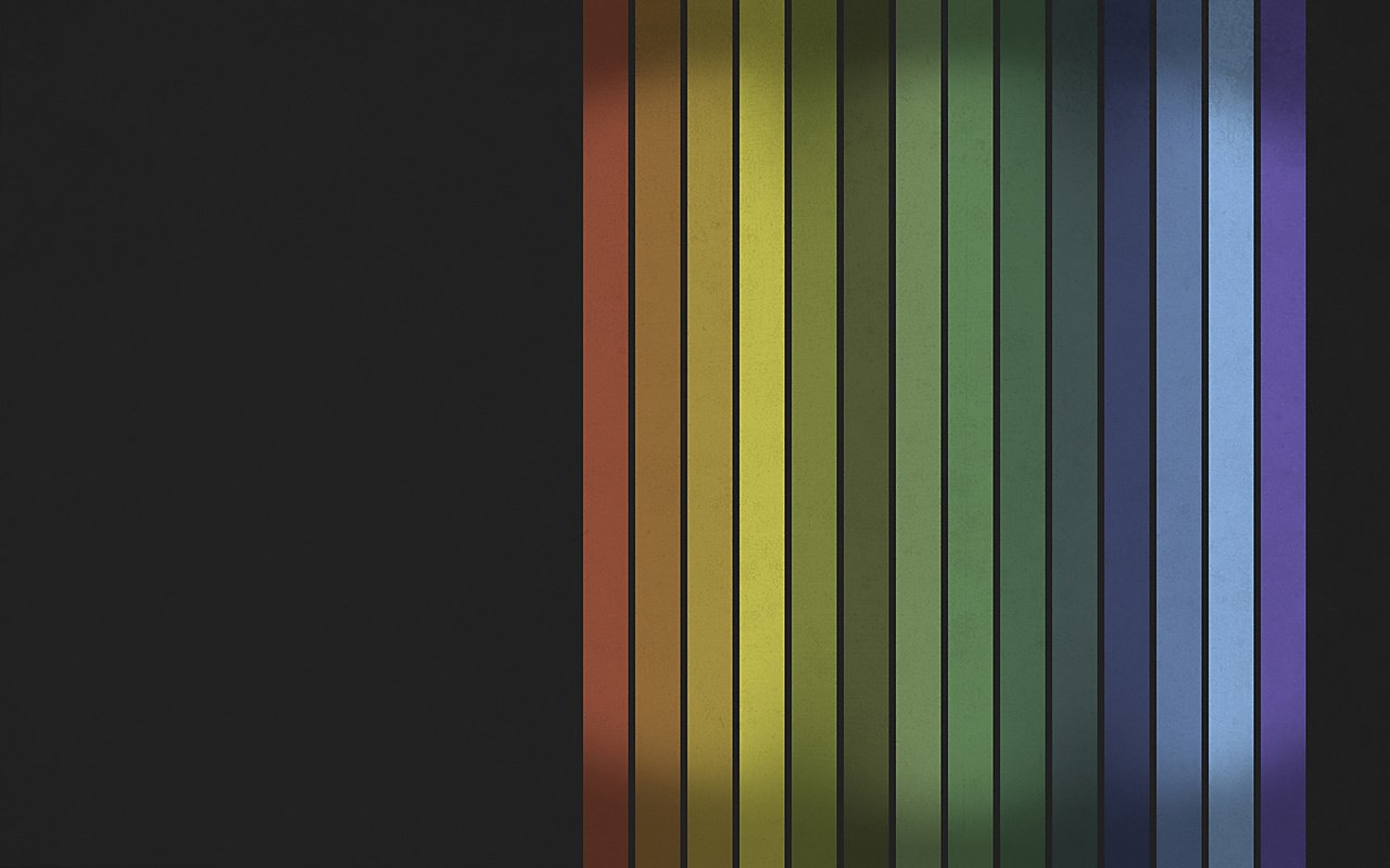 Обои линии, ряд, цвета радуги, line, a number, the colors of the rainbow разрешение 2560x1600 Загрузить