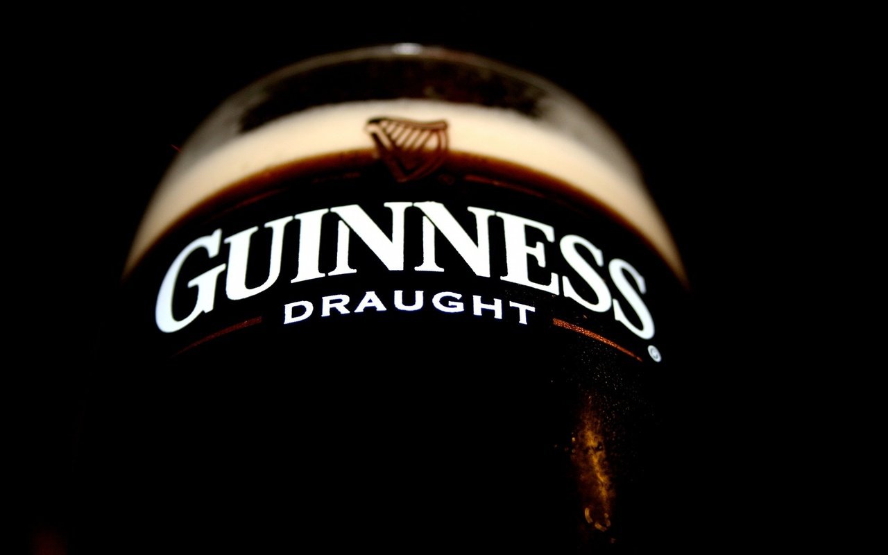 Обои макро, пиво, тёмное, draught, гиннесс, macro, beer, dark, guinness разрешение 1920x1200 Загрузить