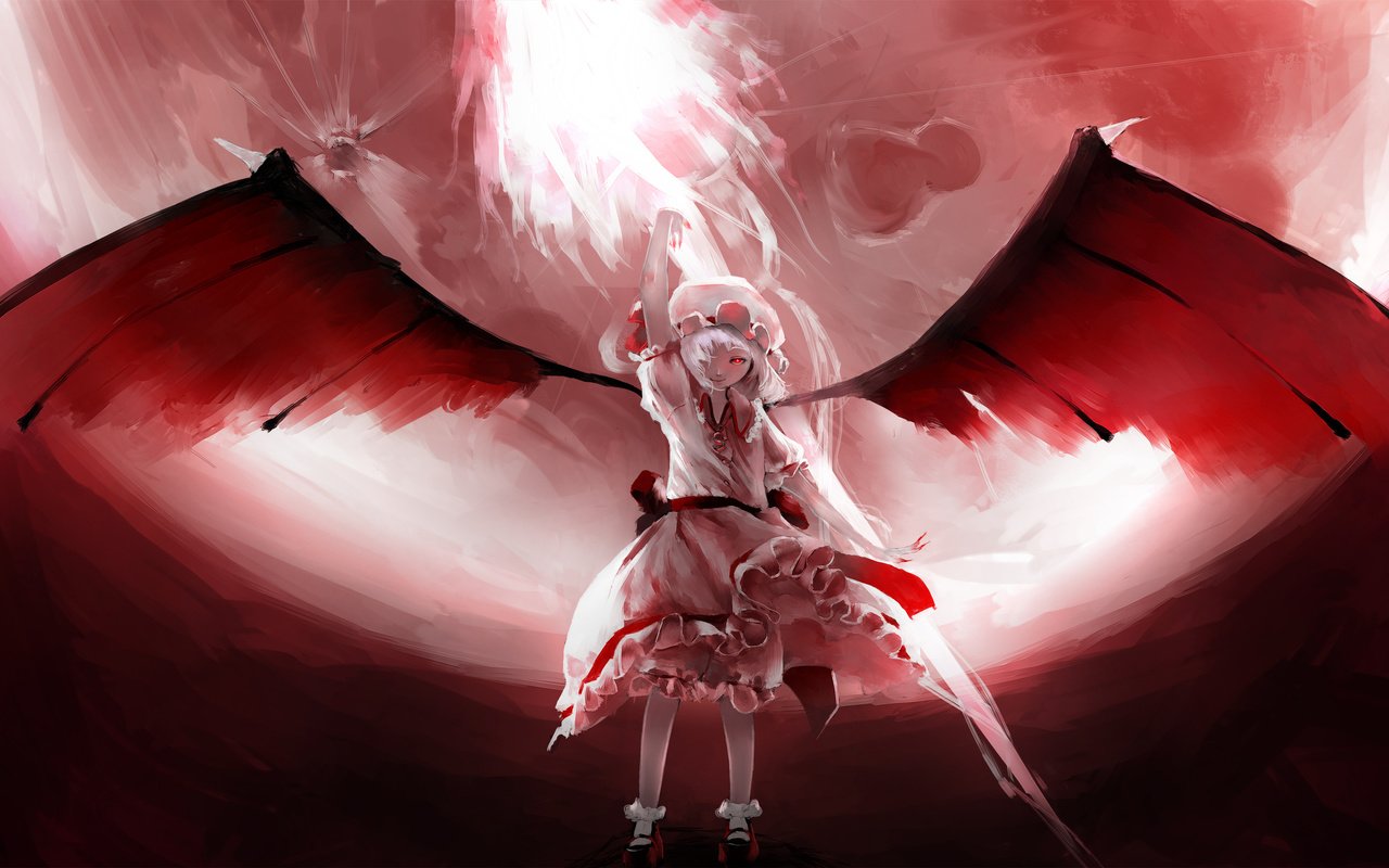 Обои девушка, крылья, аниме, krylya, тохо, girl, wings, anime, touhou разрешение 3000x1500 Загрузить