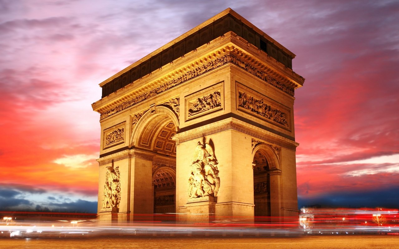 Обои париж, триумфальная арка, франция, франци, триумфальная арка в париже, paris, arch, france, arc de triomphe in paris разрешение 1920x1200 Загрузить