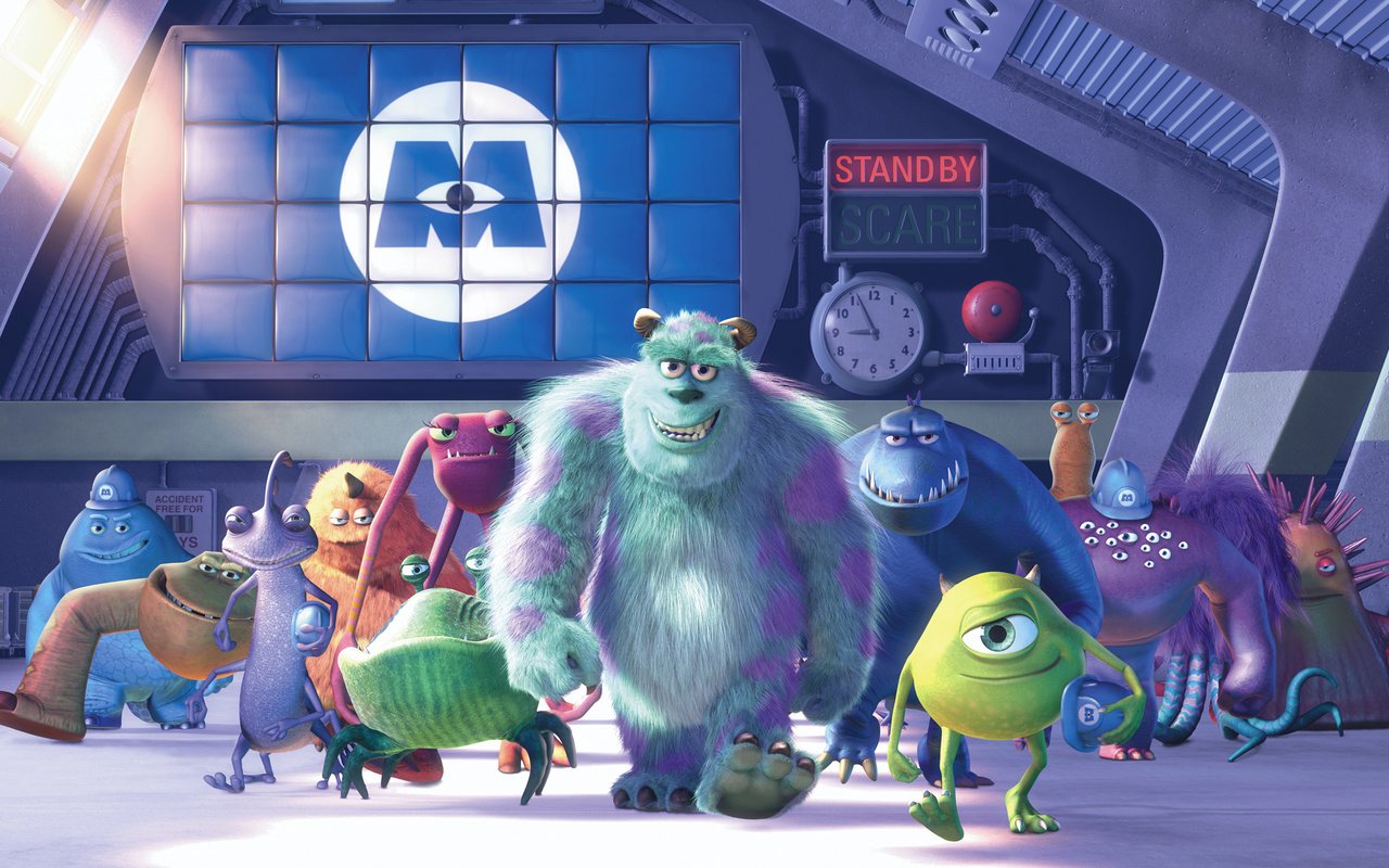 Обои мультфильм, персонажи, корпорация монстров, cartoon, characters, monsters inc. разрешение 2560x1440 Загрузить