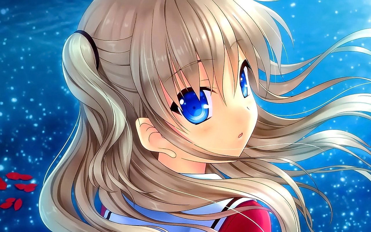 Обои аниме, голубые глаза, anime girls, глаза голубые, шарлотка, tomori nao, шарлотта, anime, blue eyes, charlotte разрешение 1920x1080 Загрузить