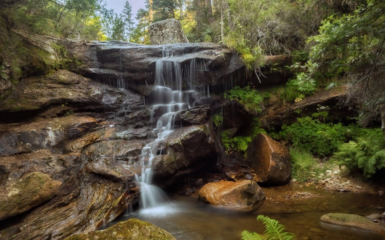 Обои вода, природа, камни, растения, водопад, water, nature, stones, plants, waterfall разрешение 2048x1536 Загрузить