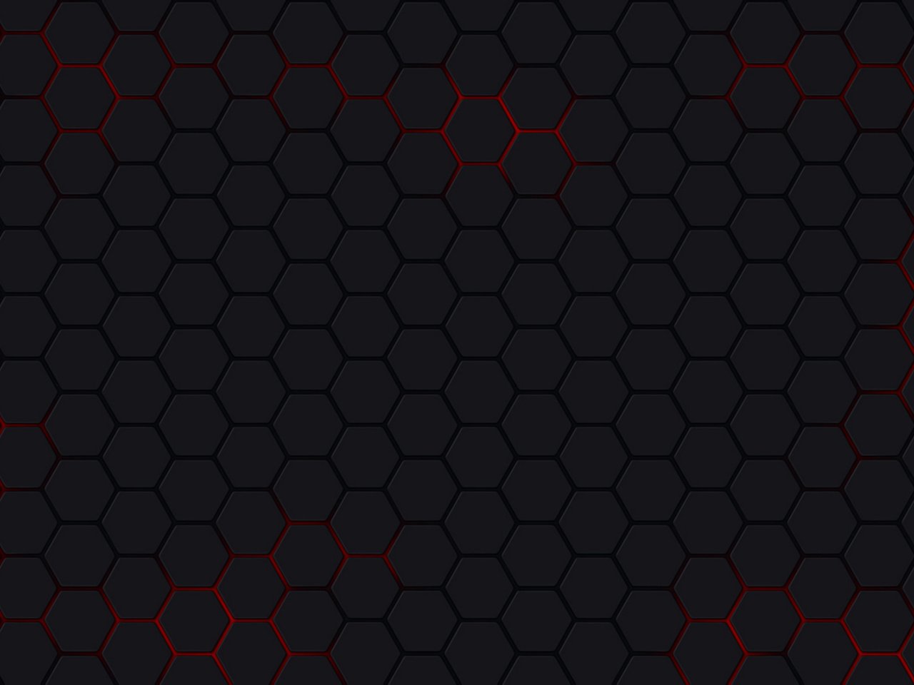 Обои красный, сетка, черный фон, шестиугольники, red, mesh, black background, hexagons разрешение 1920x1200 Загрузить