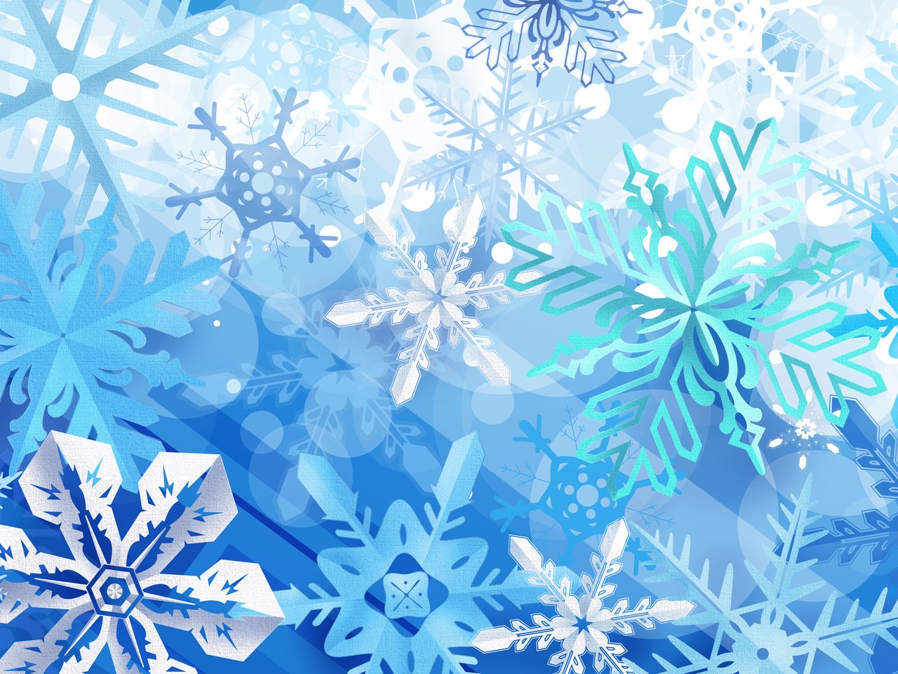 Обои зима, снежинки, синий, winter, snowflakes, blue разрешение 2560x1670 Загрузить