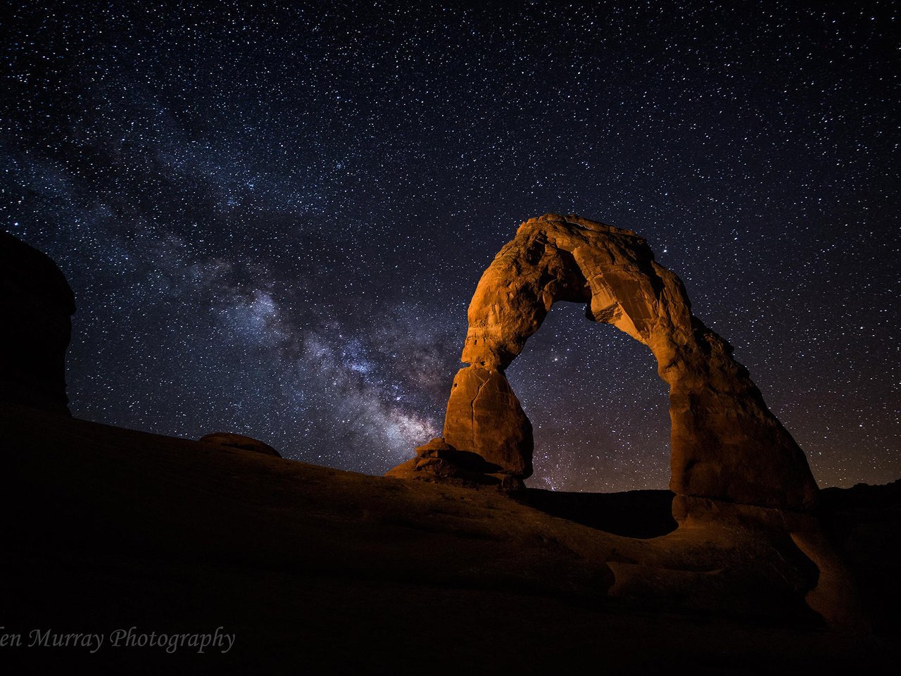 Обои ночь, скалы, звезды, сша, арка, night, rocks, stars, usa, arch разрешение 2000x1333 Загрузить