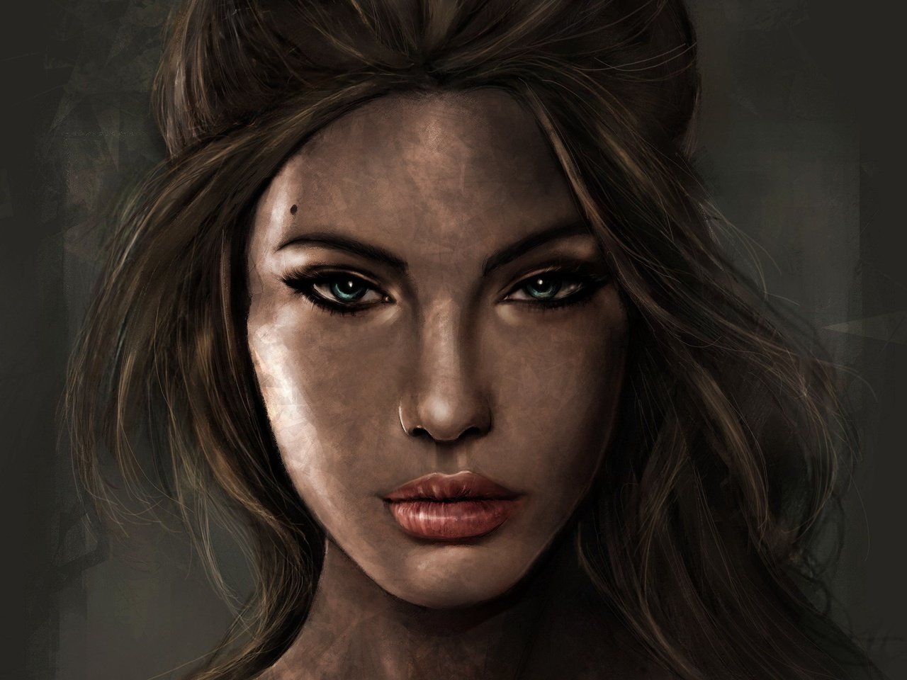 Tomb Raider Лара портрет