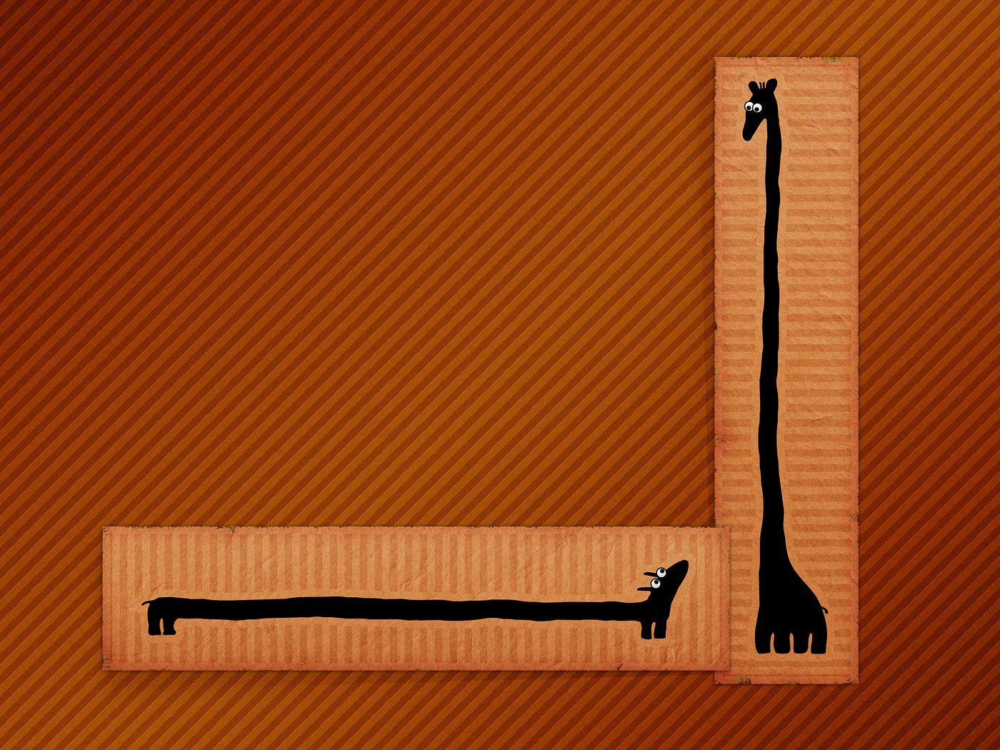 Обои рисунок, линии, минимализм, такса, жираф, figure, line, minimalism, dachshund, giraffe разрешение 2560x1600 Загрузить