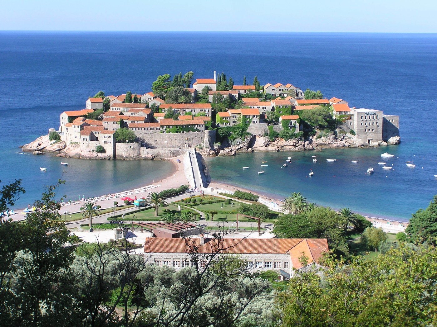 Обои остров, черногория, святой стефан, island, montenegro, saint stephen разрешение 2288x1712 Загрузить