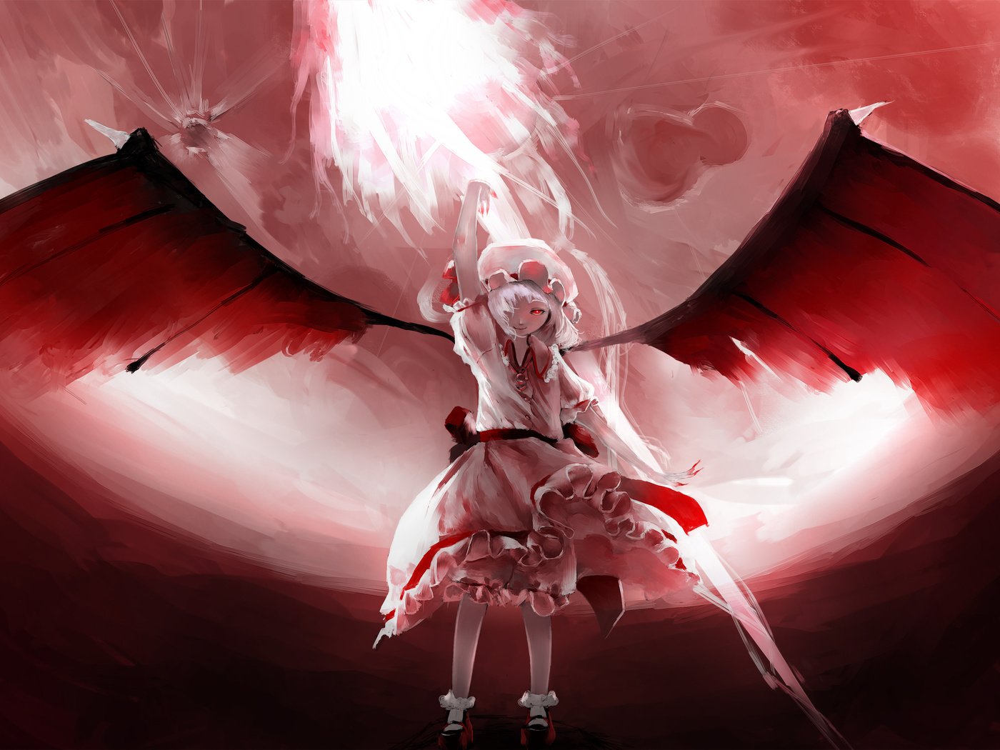 Обои девушка, крылья, аниме, krylya, тохо, girl, wings, anime, touhou разрешение 3000x1500 Загрузить