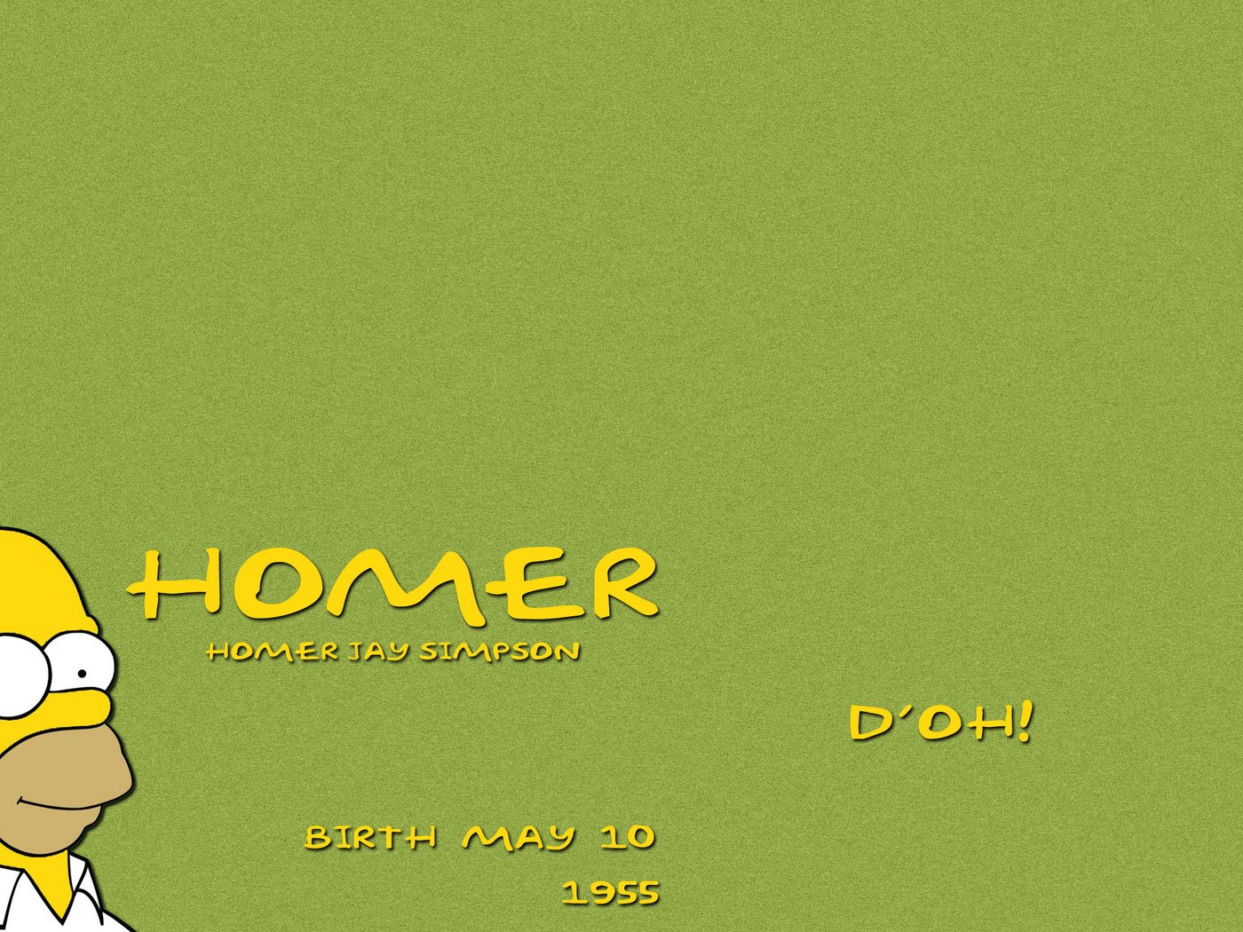 Обои гомер, gsimpsons, stupid, рождение, homer, birth разрешение 2560x1600 Загрузить