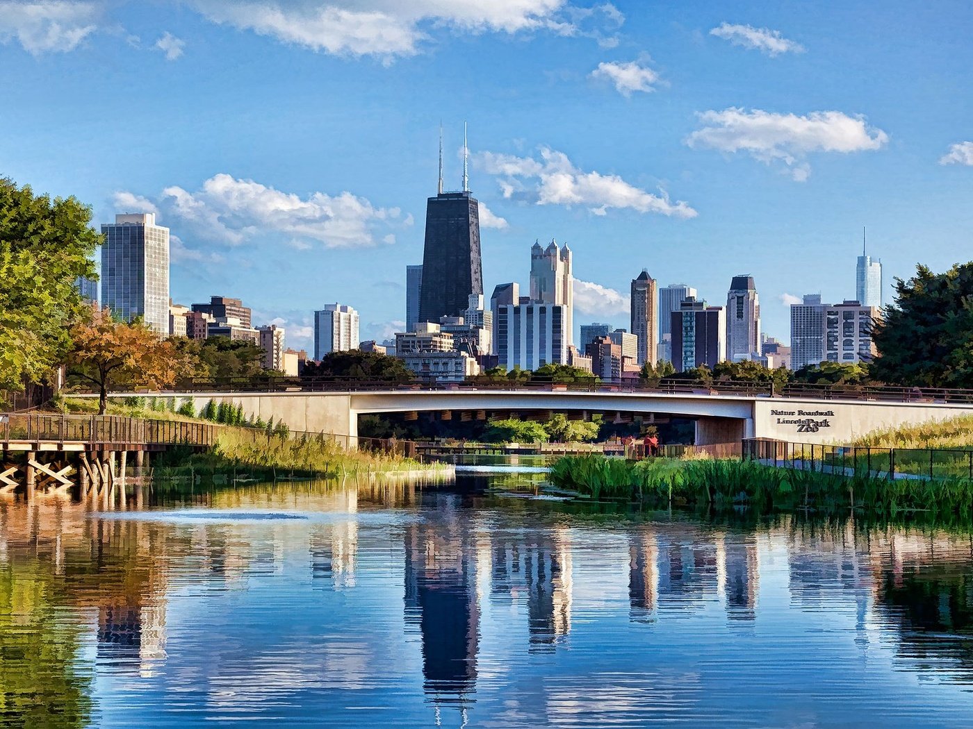 Обои линкольн парк в чикаго, lincoln park in chicago разрешение 1920x1080 Загрузить