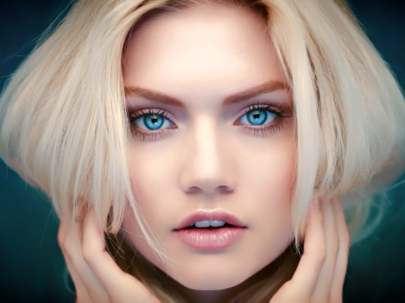 Обои блондинка, портрет, модель, лицо, голубые глаза, мартина димитрова, blonde, portrait, model, face, blue eyes, martin dimitrov разрешение 3840x2160 Загрузить