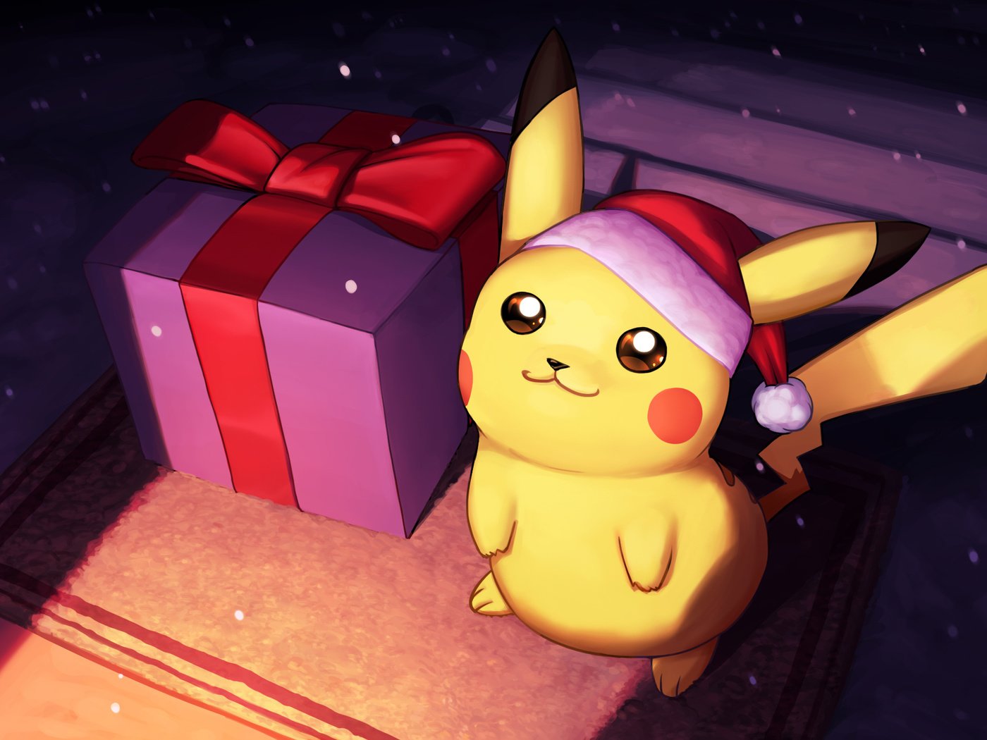 Обои новый год, подарки, покемон, пикачу, new year, gifts, pokemon, pikachu разрешение 2400x1350 Загрузить