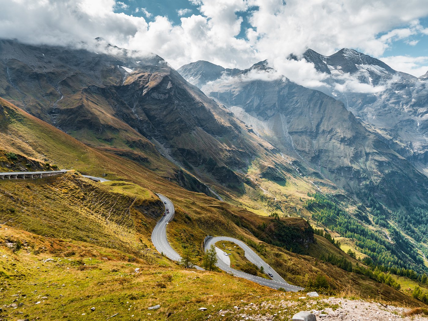 Обои дорога, горы, австрия, гросглокнер, road, mountains, austria разрешение 2048x1365 Загрузить