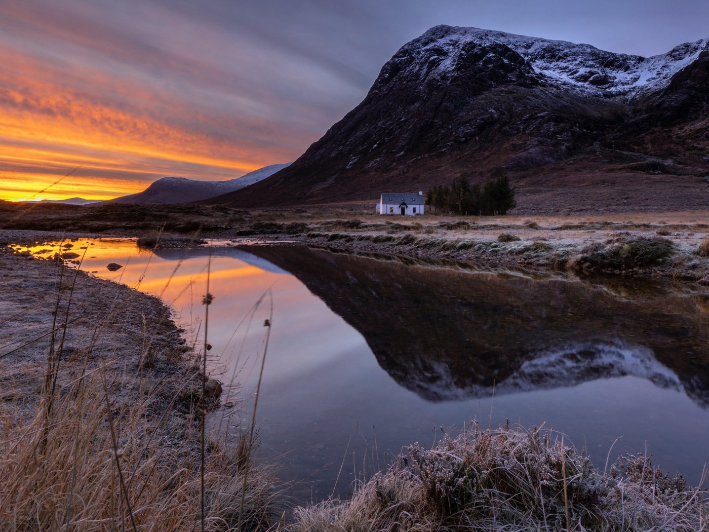 Обои шотландия, хайленд, glencoe, river coe, scotland, highland разрешение 2112x1188 Загрузить