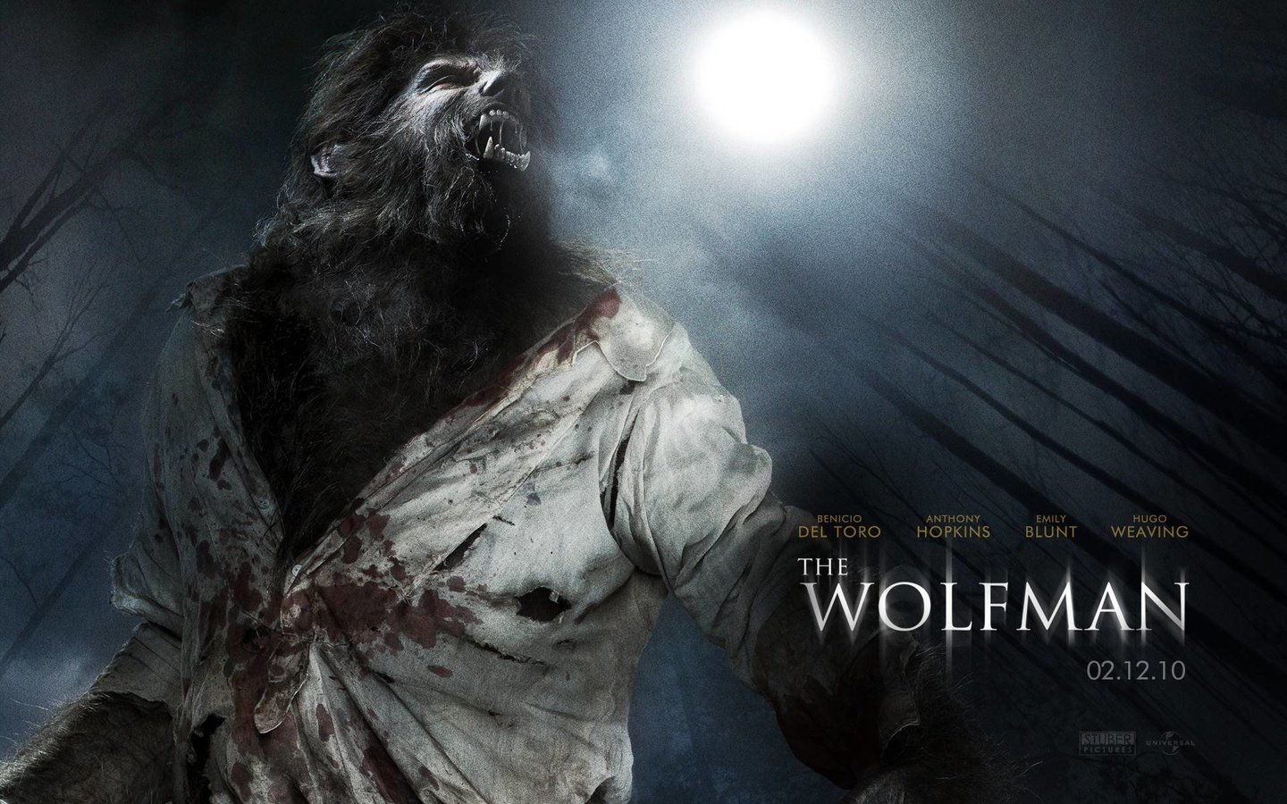 Обои 2010, человек-волк, оборотень, the wolf man, werewolf разрешение 1920x1200 Загрузить