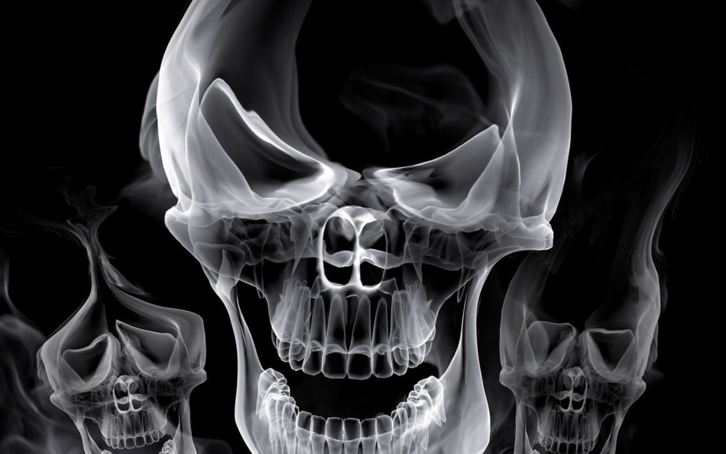 Обои фон, дым, черный, черепа, background, smoke, black, skull разрешение 1920x1080 Загрузить