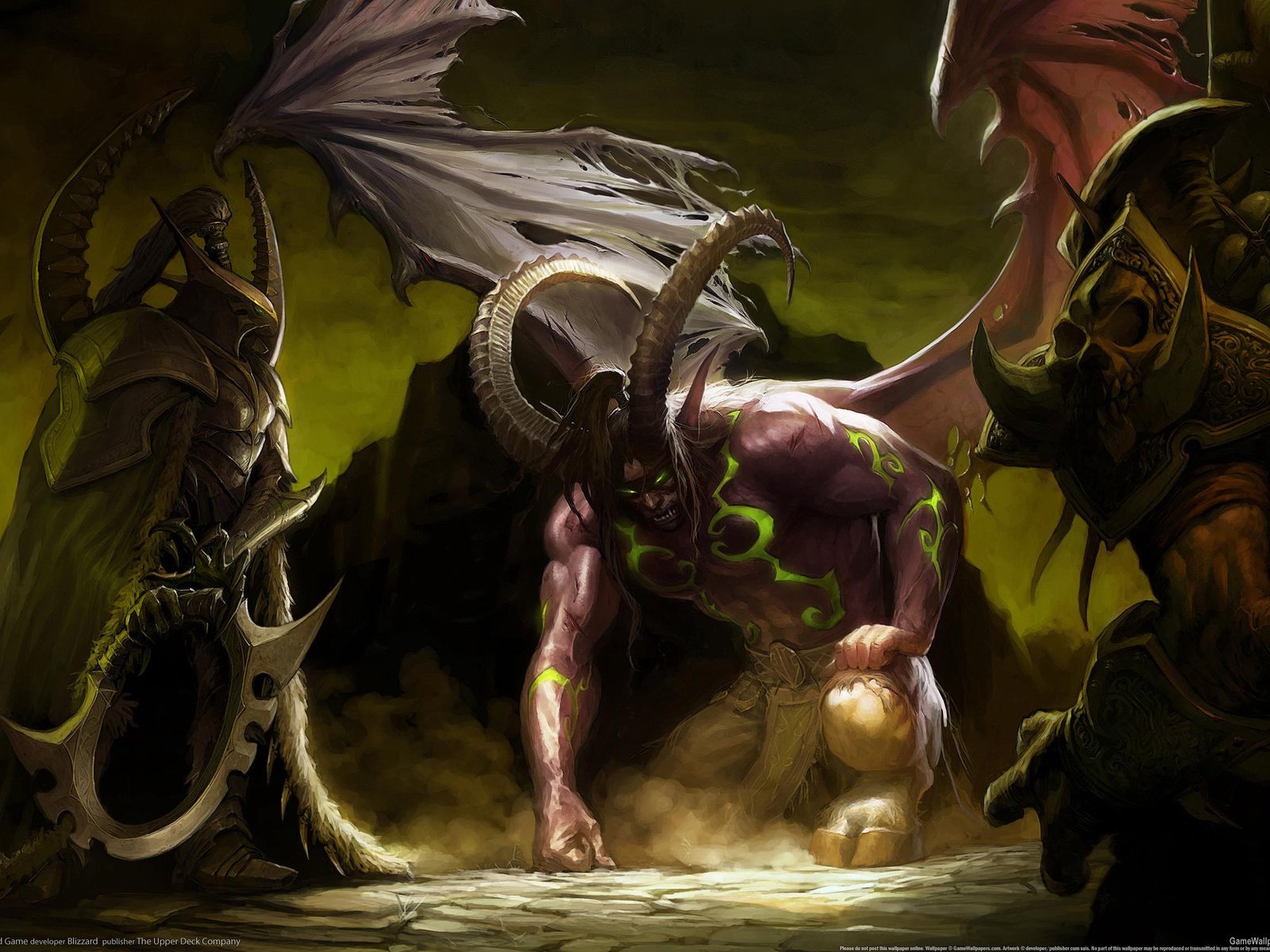 Обои дьявол, мир варкрафта, illidan, черт, ух, the devil, world of warcraft, hell, wow разрешение 2560x1600 Загрузить