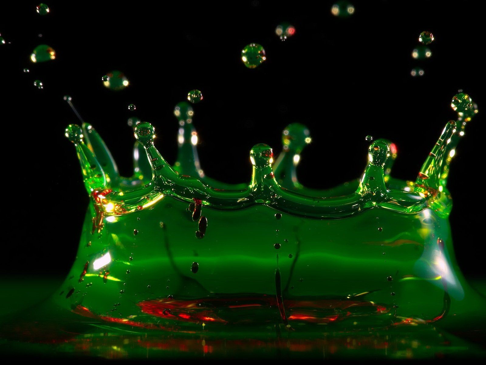 Обои вода, зелёный, капли, жидкость, water, green, drops, liquid разрешение 1920x1200 Загрузить