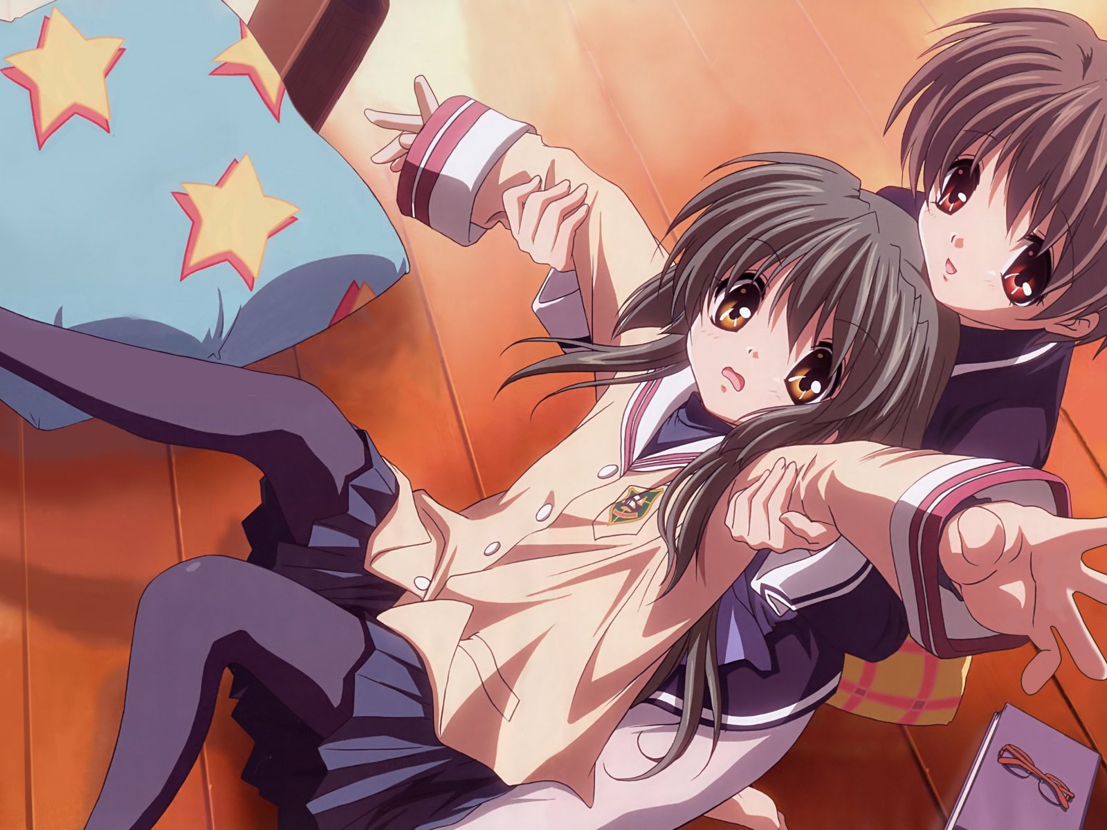 Обои clannad, ibuki fuuko, ibuki kouko разрешение 3500x2140 Загрузить