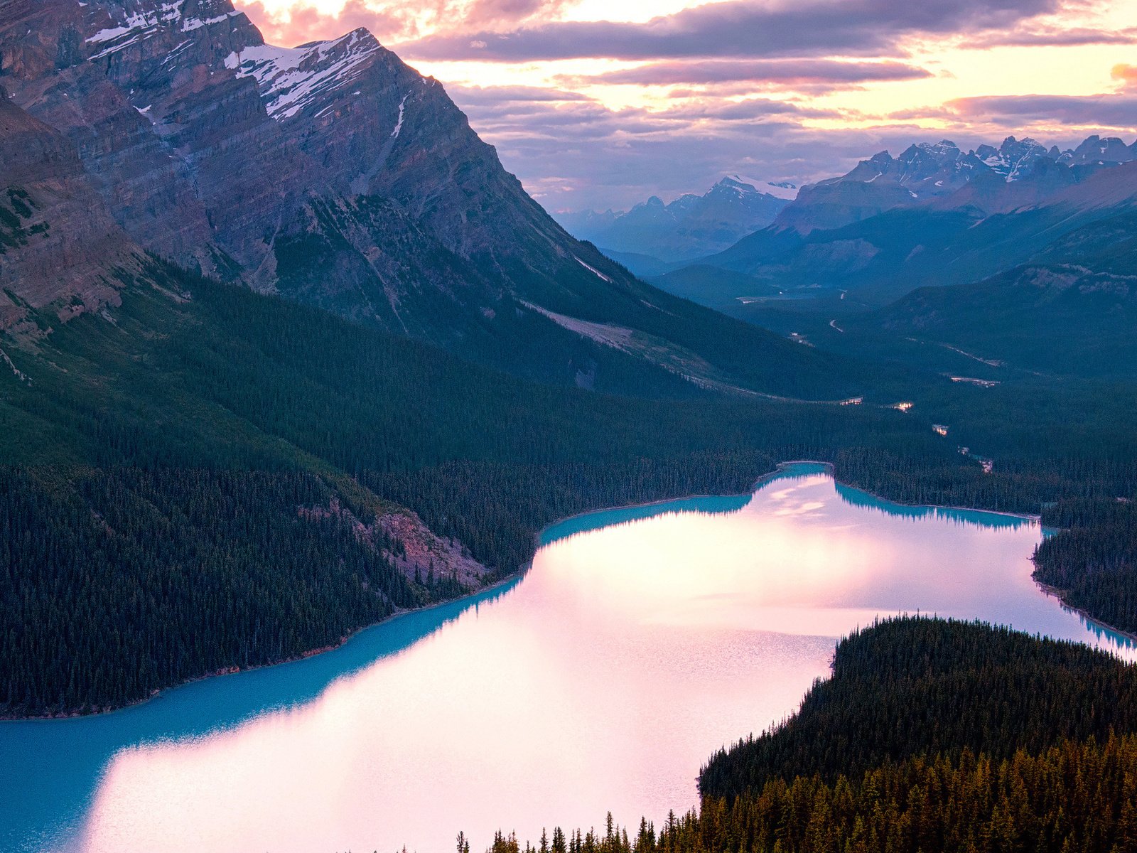 Обои озеро, канада, национальный парк банф, lake, canada, banff national park разрешение 1920x1200 Загрузить