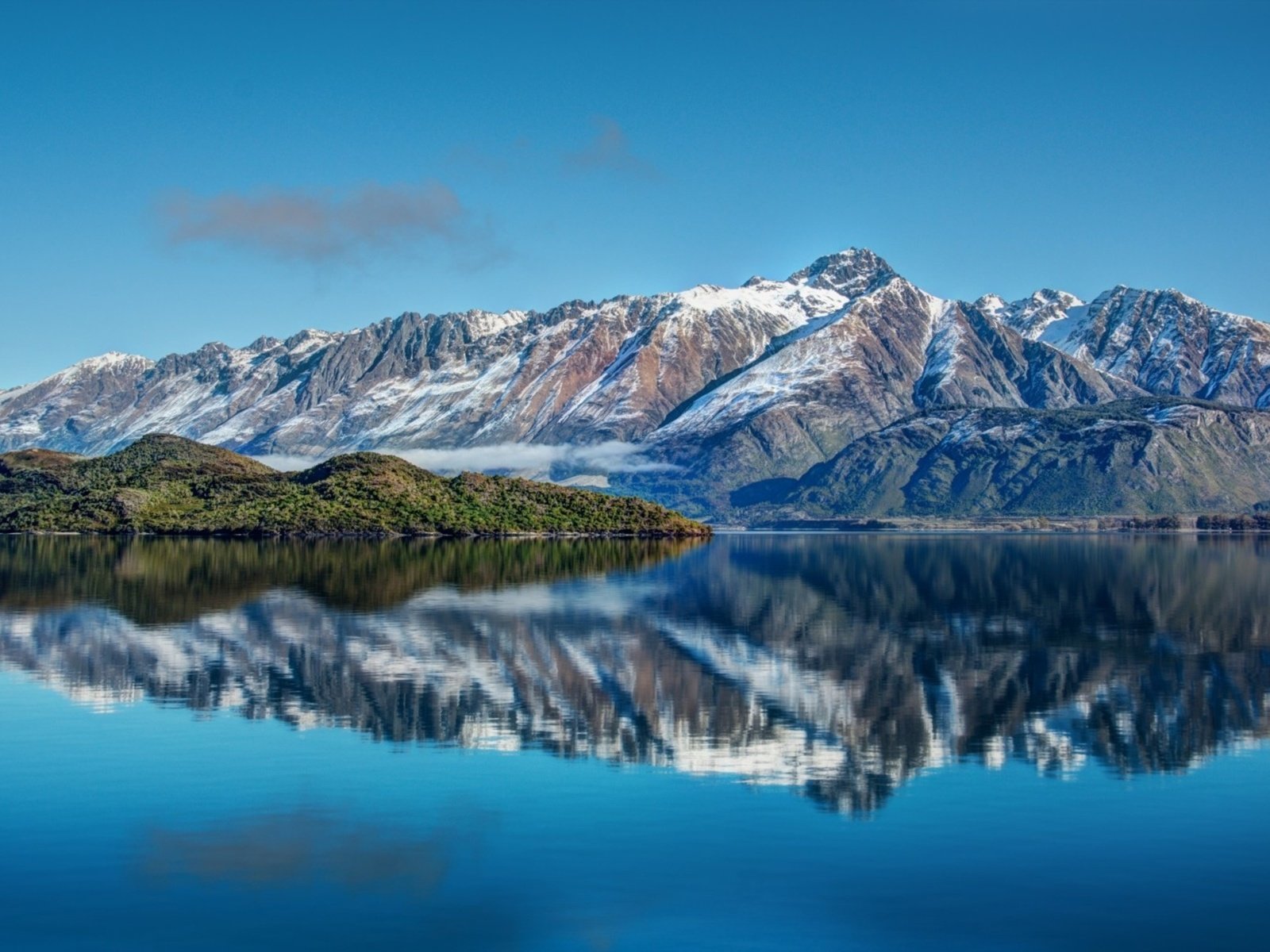 Обои озеро, горы, отражение, glenorchy, nz, отаго, lake, mountains, reflection, otago разрешение 2560x1600 Загрузить