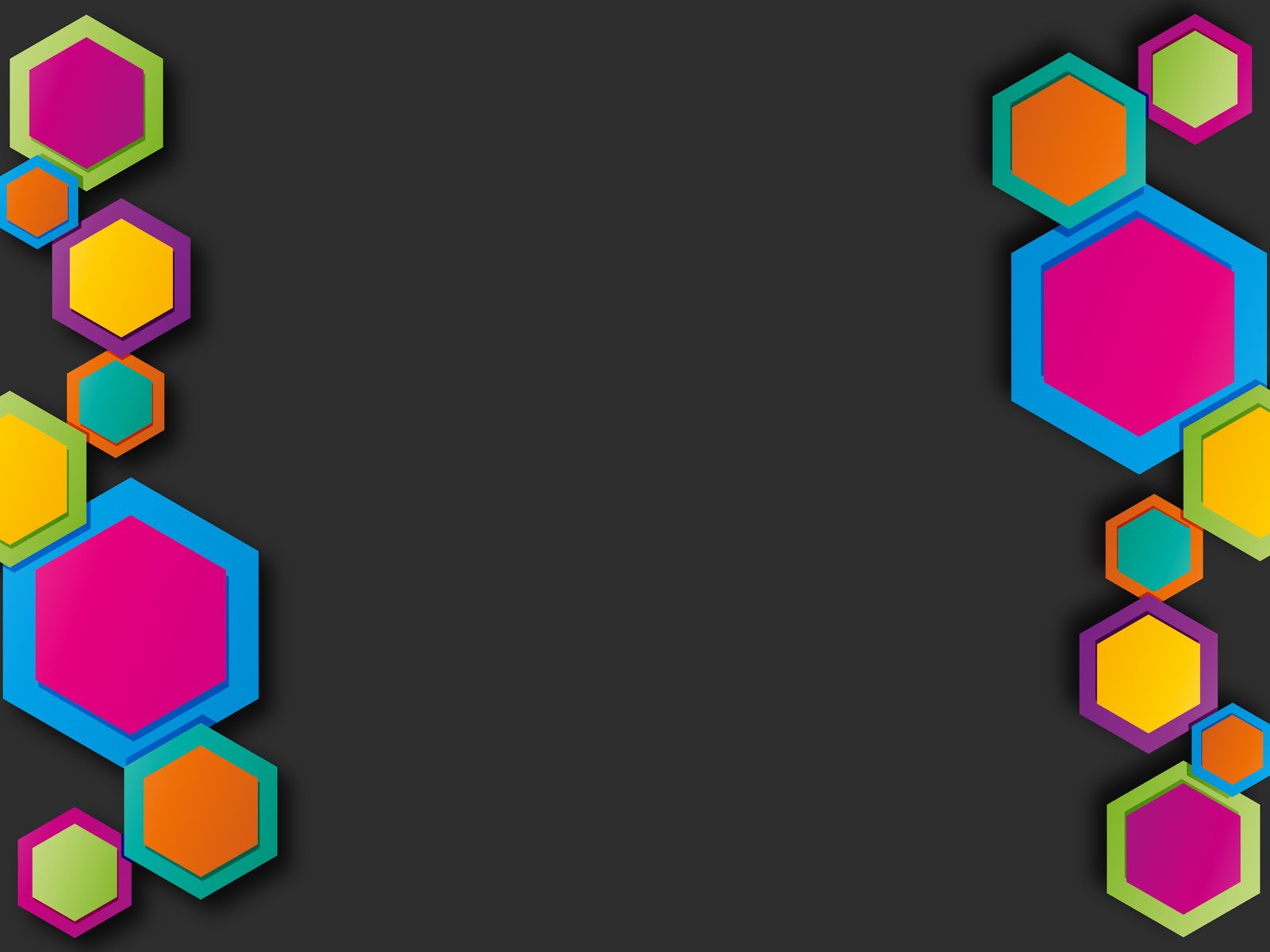 Обои абстракция, цвета, фон, радуга, форма, шестиугольники, геометрия, abstraction, color, background, rainbow, form, hexagons, geometry разрешение 6000x4000 Загрузить